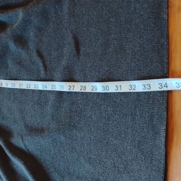 Calvin Klein black/ dark charcoal grey classic dress. Size large. So classic CK. - Picture 13 of 15